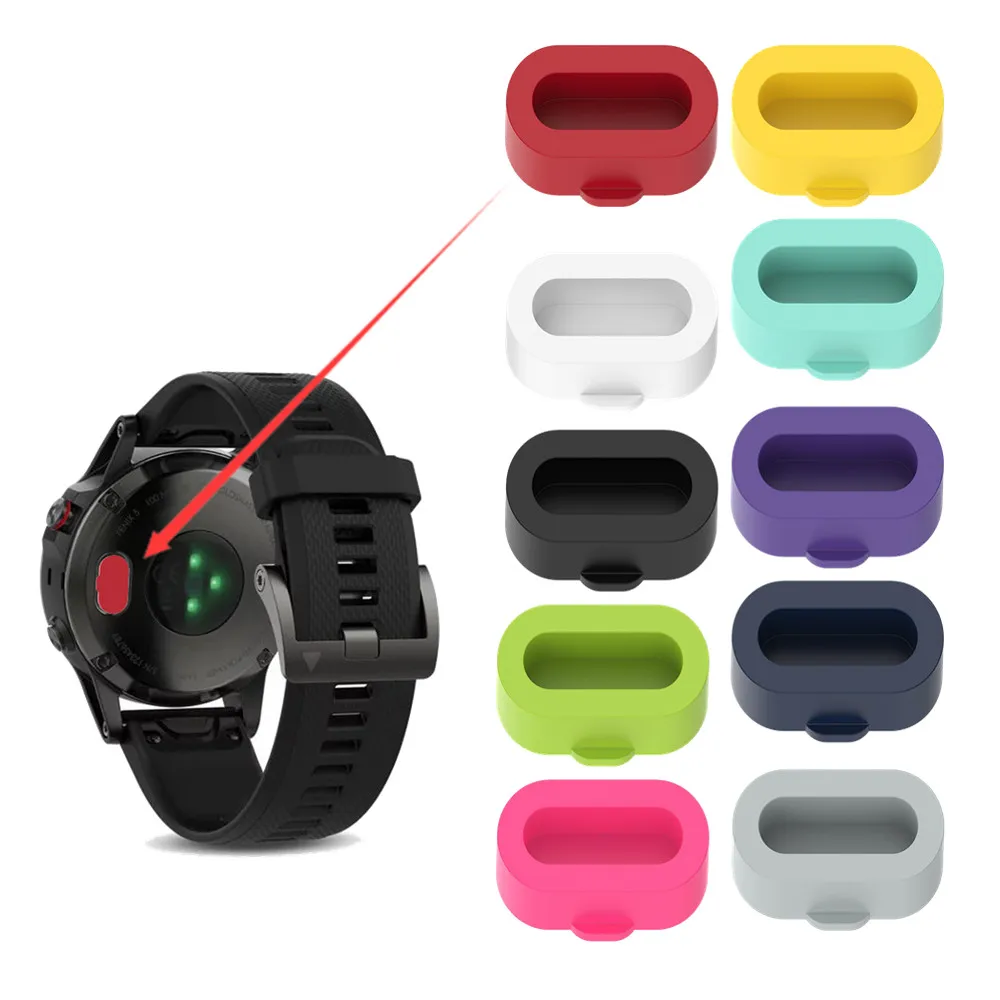 For Garmin Fenix5 5S 5X 6 6S 6X Charging Port Protective Case Cover Silicone Dust Plug Vivoactive4 4S / 3 Vivomove3 3S Venu | Электроника