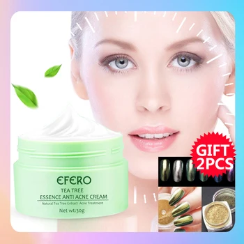 

Tea Serum Repair Face Acne Treatment Cream Anti Acne Scar Removal Skin Whitening Cream Pimple Remover Anti Acne Face Cream efero