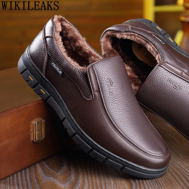Zapatos sin cordones de cuero para hombre, mocasines informales de  diseñador de lujo, para oficina, 2024 - AliExpress