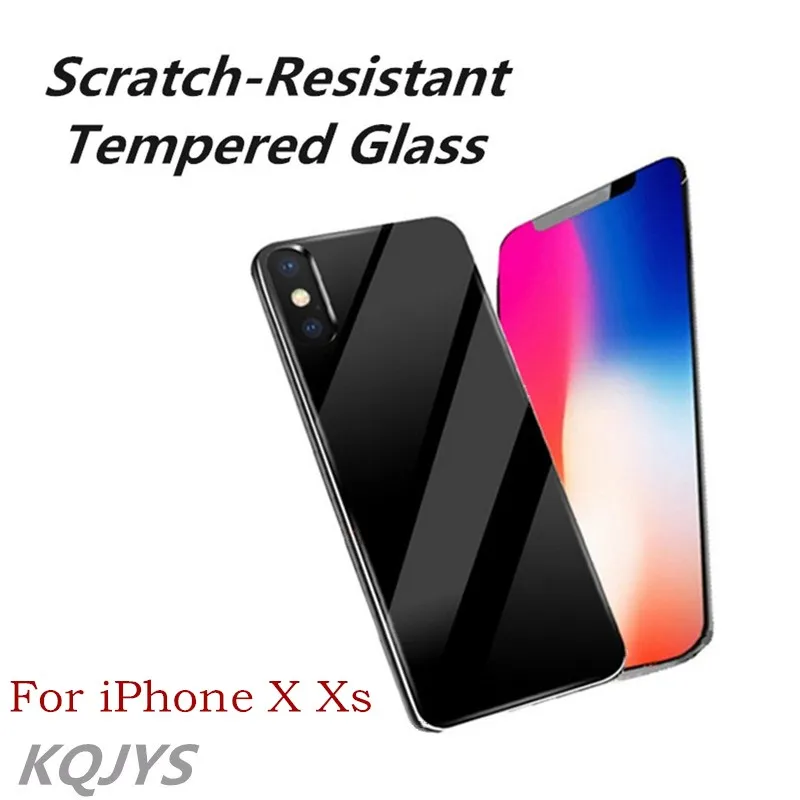 KQJYS 5000 мАч 9H закаленное стекло зарядное устройство чехлы для iPhone X Xs чехол