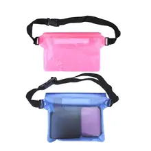 2 шт. сумка для хранения прочная водонепроницаемая утолщенная ПВХ поясная сумка для телефона сумка для хранения для дождливых дней на открытом воздухе