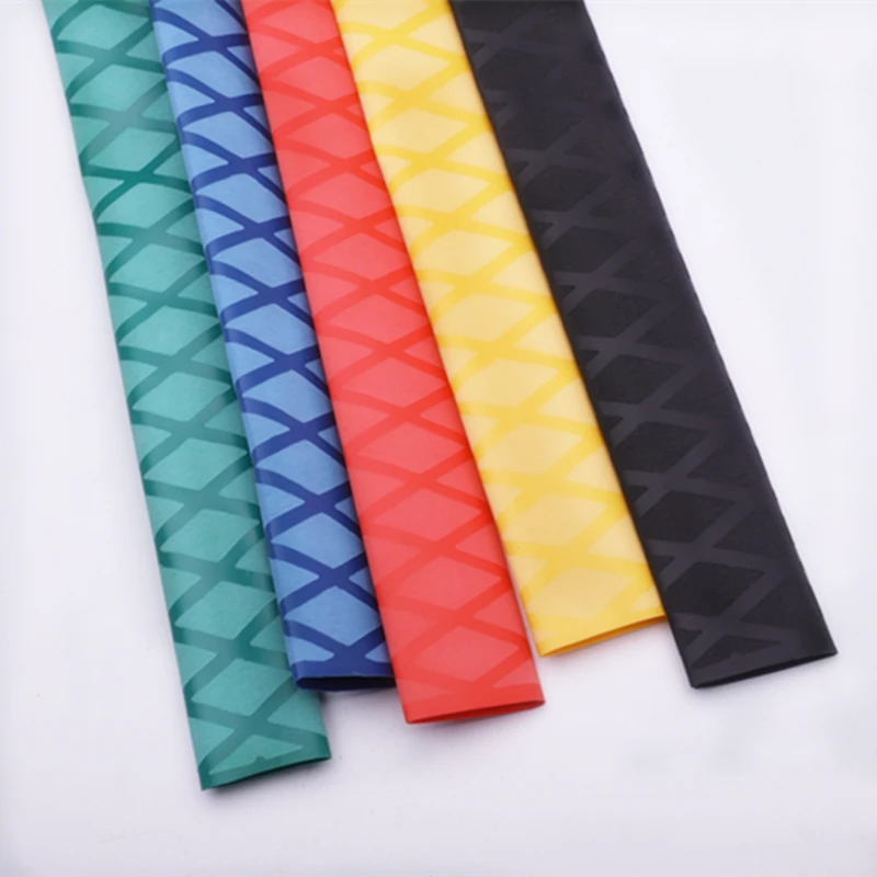 1meter Non-slip Heat Shrink Wrap Tubing Fishing Rod DIY 5 colors 1M Handle Insulation Waterproof Racket Handle Grip heat shrink tubing,heat shrink tube