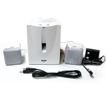

Special Offer Hama2.1 Active Small Speaker Multimedia Small Sound Box Subwoofer Sound Box Dual Channel Computer Speaker