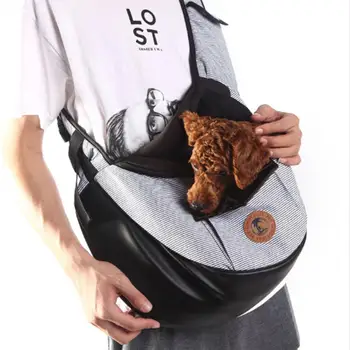 

Outdoor Cat Carrier Dog Carrying Bag Portable Breathable Travel Shoulder Bags with Fixing Buckle for Small Puppy Dogs Cats 20E