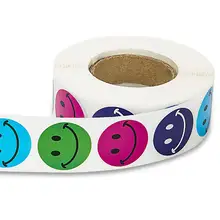 500 шт смайлик наклейки на лицо съемные красочные счастливые наклейки на лицо идеальные наклейки для учеников класса вечерние бонусы