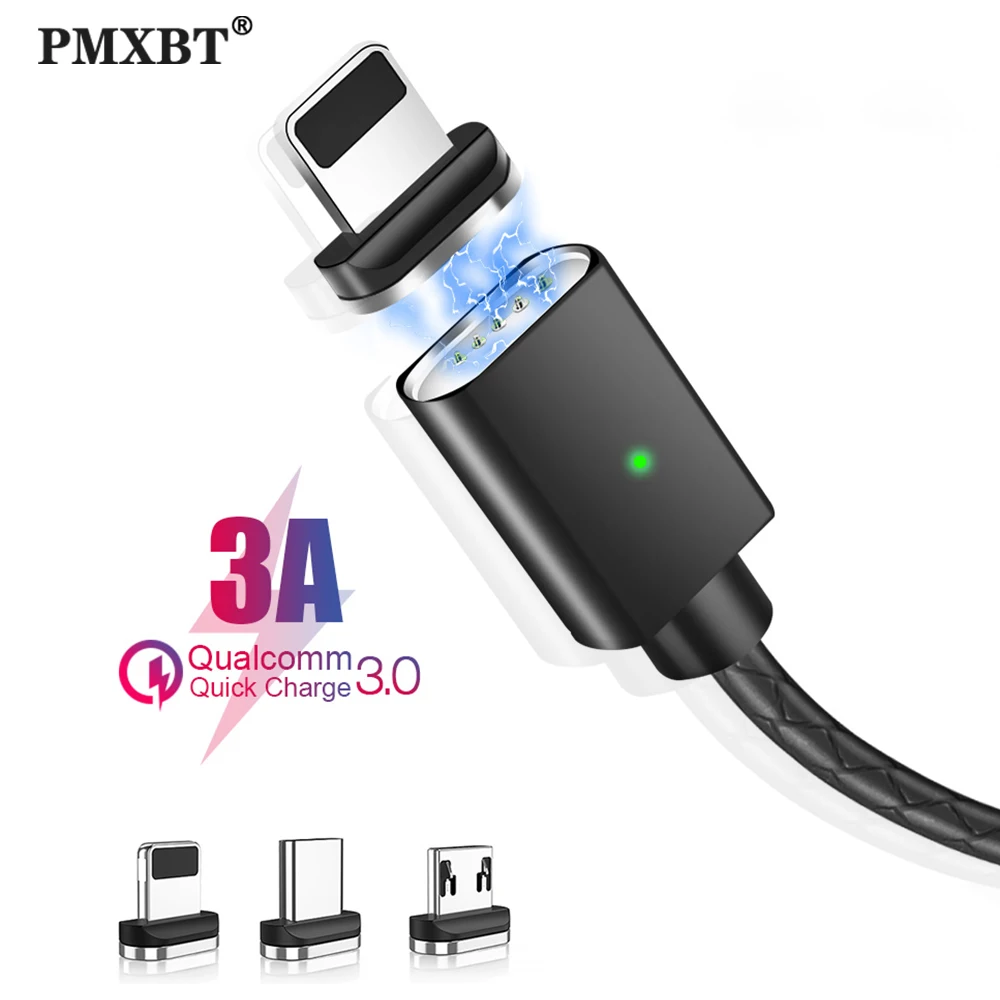 2 м Магнитный usb-кабель мобильный телефон зарядное устройство типа C Micro USB 8 Pin