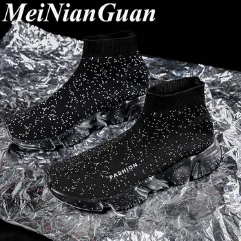 

Couple Breathable Sneakers for Men Plus Size Casual Shoes Youth Fashion Sneaker Man Light Soft Sock Shoe Fashion Men's Shoes L4