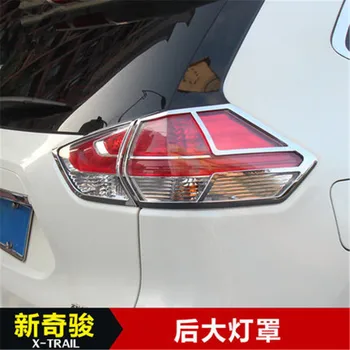 

Car styling For Nissan X-Trail X Trail T32 Rogue2014 2015 2016 ABS Chrome Rear headlight Lamp Cover trim Car styling