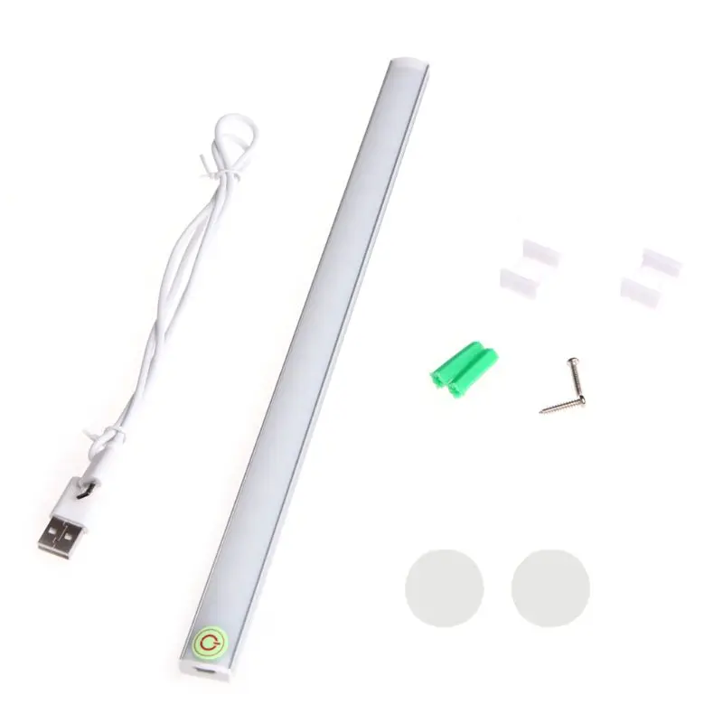 

Dimmable 30CM USB LED Touch Sensor Light Strip Cabinet Wardrobe Cupboard Lamp