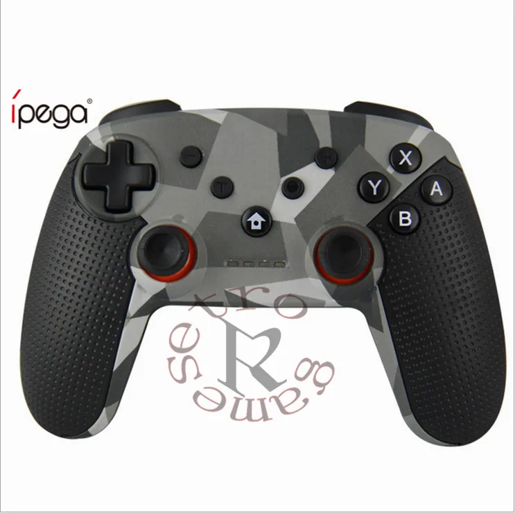 Беспроводной Bluetooth NS игровой контроллер Джойстик для nintendo SWITCH Профессиональный джойстик для ПК для Android - Цвет: Черный