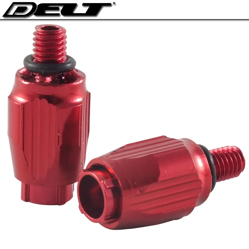CNC 2pcs M5 Винты MTB Горный складной городской дорожный велосипед велосипедный переключатель рычаг переключения ручного тормоза регулировочный винт Накладка для болта колпачки красный