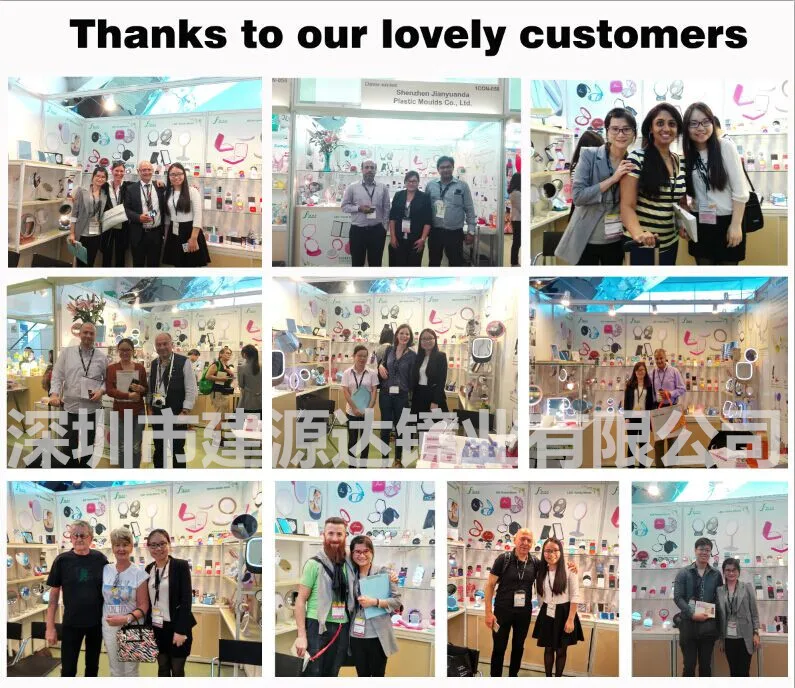 Handle Makeup Mirror Customizable Makeup Mirror Factory Manufacturers Direct Selling LED Hand-Held Mirror Exquisite Promotional