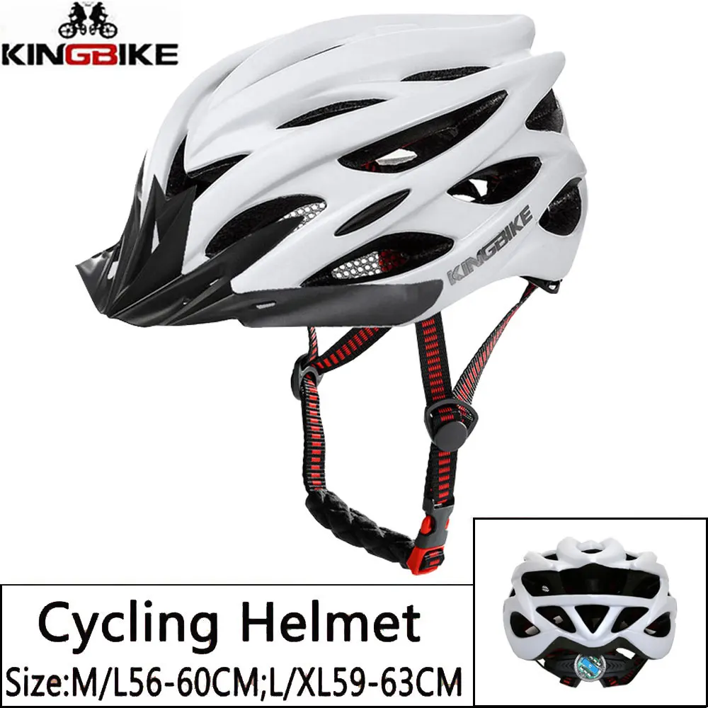 652-White KINGBIKE шлем велосипедный взрослыйвелосипедный шлем для мужчин pro вело шлем шлем для велосипедавело шлем - Цвет: 652-White
