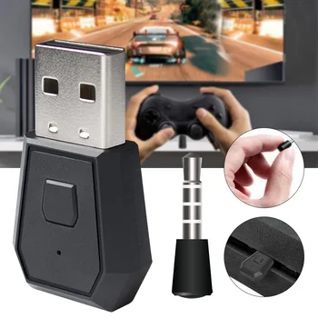 

Receiver Stable ABS Mini Gaming USB Adapter 3.5mm Input 4.0 EDR Network Game Controller Wireless Dongle Home For PS4 Headset