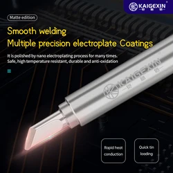 Ensemble de pointes de fer à souder électrique, K936 suprême brillant, accessoires tête avec chaleur en cuivre, haute température, Station de travail i is k 110V 