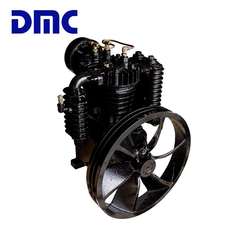 DMC воздушный компрессор насос двухступенчатый 5,5 hp 181 PSI 2 цилиндровый насос 12,5 бар рабочее давление голый насос запасные части новые - Цвет: Compressor Pump