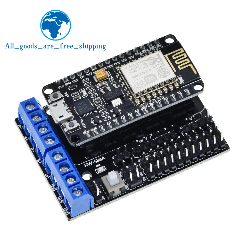 NodeMCU Motor Shield Board L293D for ESP12E from ESP8266 esp 12E for