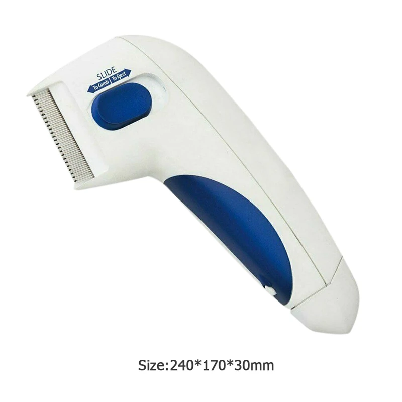 Electric Flea Comb Head Lice Removal for Dog Cat Pet Flea Controller Killer Comb