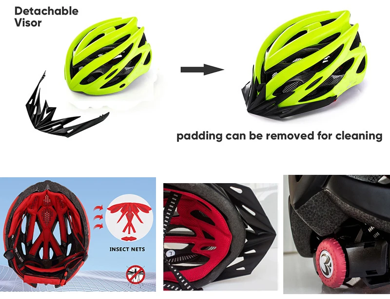 2020 Lightweight Cycling Helmet Bike Ultralight helmet Intergrally-molded MTB Mountain Road Bicycle Helmet Safe Men Women