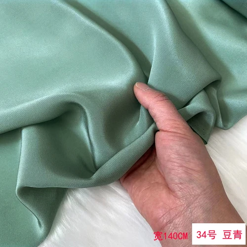 100% silk crepe de chine fabric for dress shirt pajamas wide leg pants solid color 140cm wide 16mm