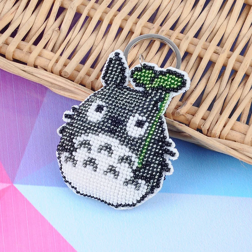 7,5 см DIY бусины игрушки ручной работы вышитые Крылья Ангела вышивка крестиком брелок Алмазная мозаика набор Дети Взрослые Девушки подарок - Цвет: Y061