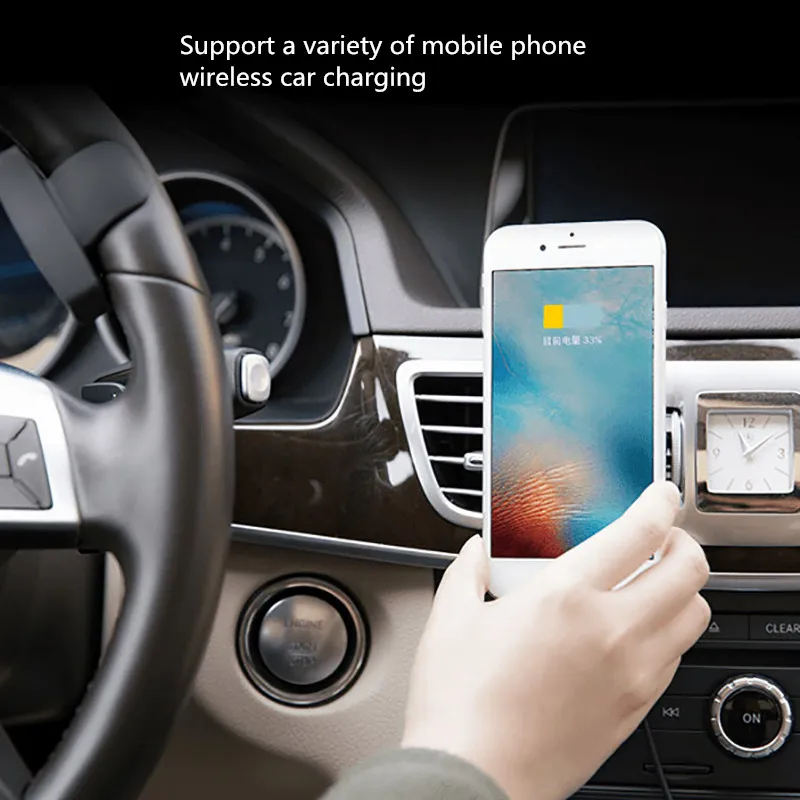 Магнитное Qi Беспроводное Автомобильное зарядное устройство для samsung Note5 Note7 держатель крепление на вентиляционное отверстие для iPhone x/xs max/8/8 plus huawei p30