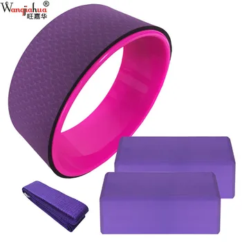 

Yoga Pull Strap Belt Polyester Latex Elastic Latin Dance Stretching Band Loop Yoga Pilates GYM Fitness Exercise Resistance Bands