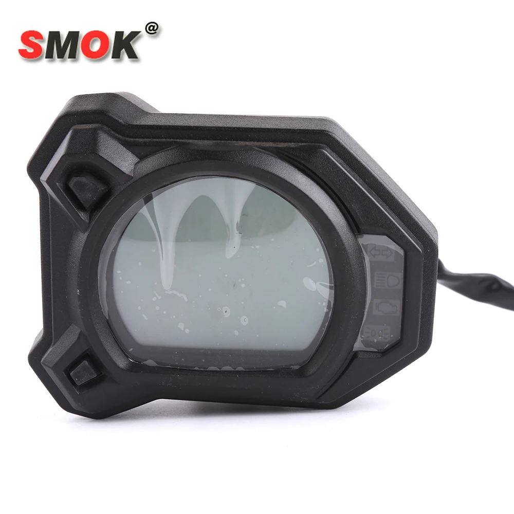 Цифровой тахометр SMOK для мотоцикла спидометр одометр таблица расхода топлива