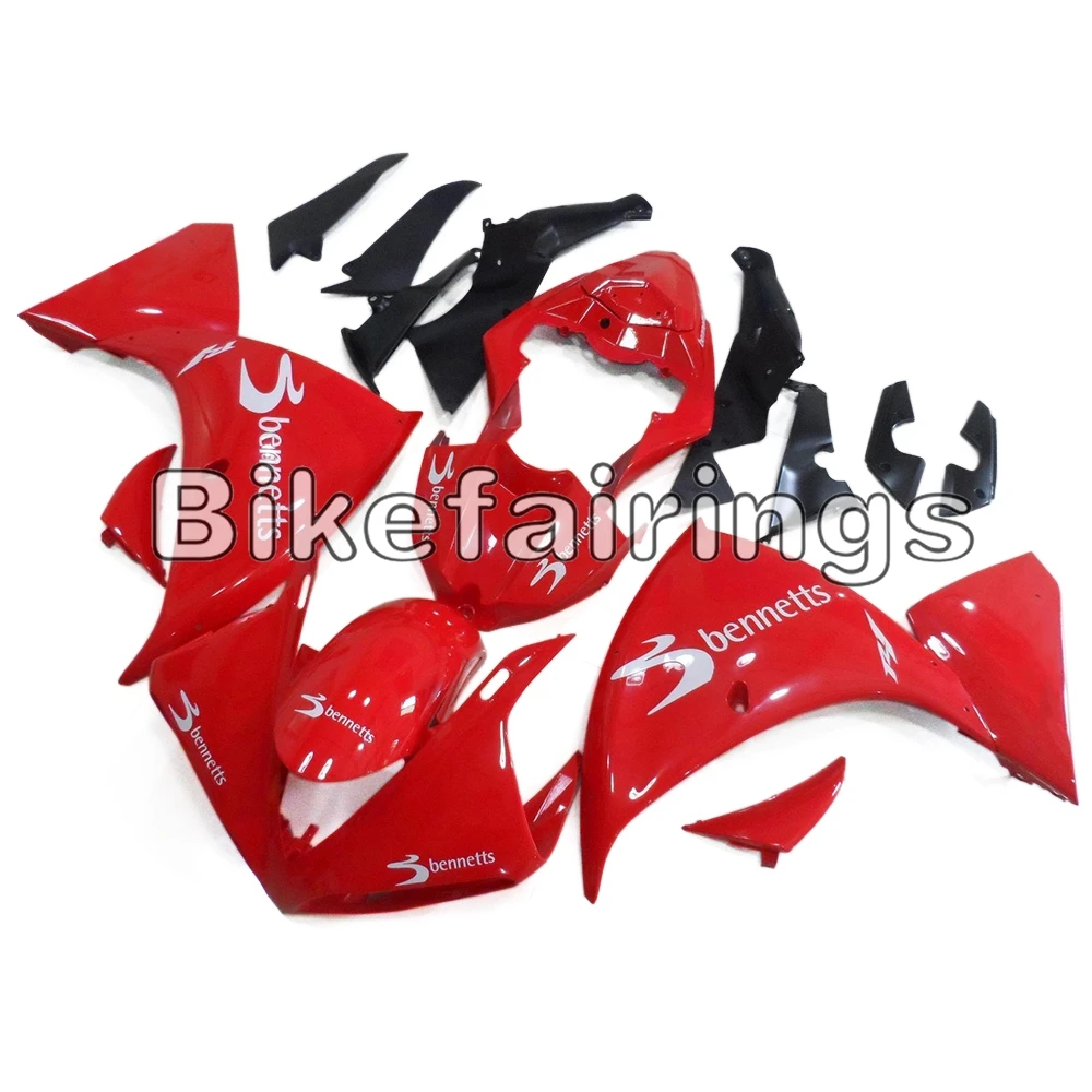 Яркий красный корпус велосипеда для Yamaha 2009 2010 2011 YZF1000 R1 09-11 YZF R1 мотоцикл впрыска Пластиковый обтекатель комплект