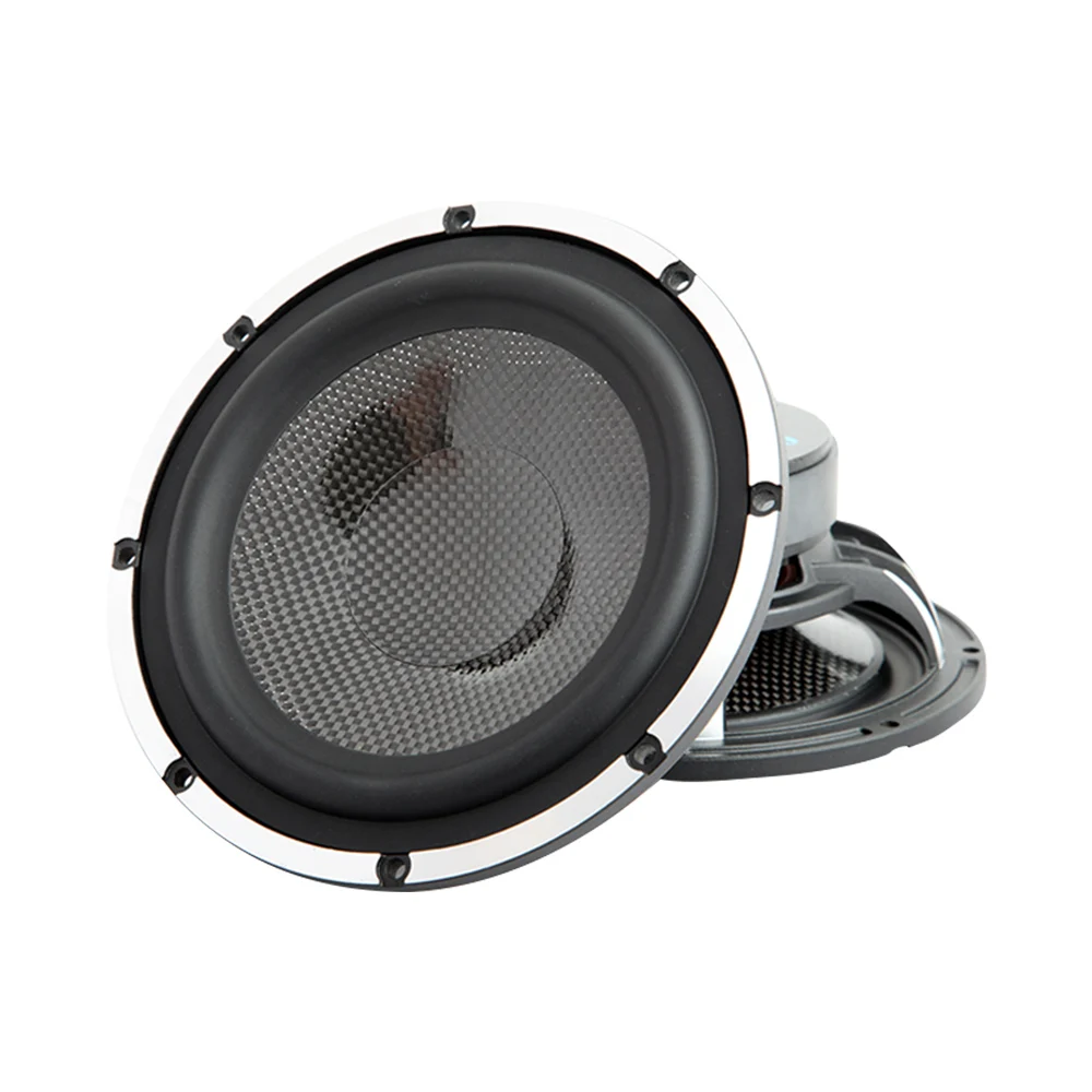 

AIYIMA 1Pcs 6.5 Inch Mid-Range Bass Speaker Driver 4 Ohm 60W Carbon Fiber Audio Woofer Loudspeaker DIY Hifi Sound Music System