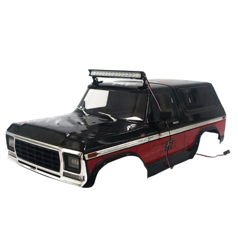 1/10 RC автомобильный передний и задний светодиодный светильник, набор для TRX4 гусеничного автомобиля для Ford Bronco Ranger, светодиодный пульт дистанционного управления, модификация автомобиля
