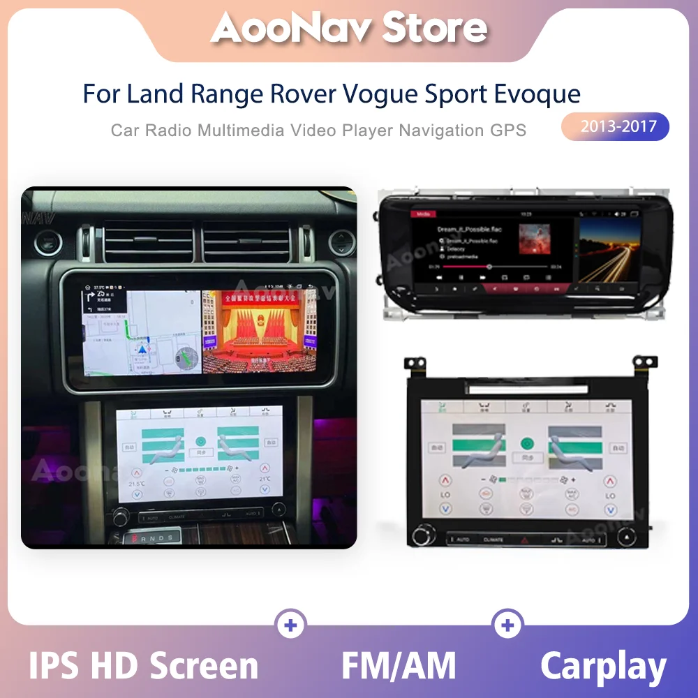 Gps Navigation Ac Panel For Land Rover Range Rover Vogue Sport Evoque