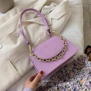 

2020 New Summer Hipster Commuter Armpit Bag Women Simple Cool Chain Portable Shoulder/Crossbody Bag