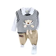 Vêtements décontractés pour bébés garçons et filles, sweat Shirt et pantalon, survêtement pour enfants en bas âge, collection printemps automne pièces/ensembles 