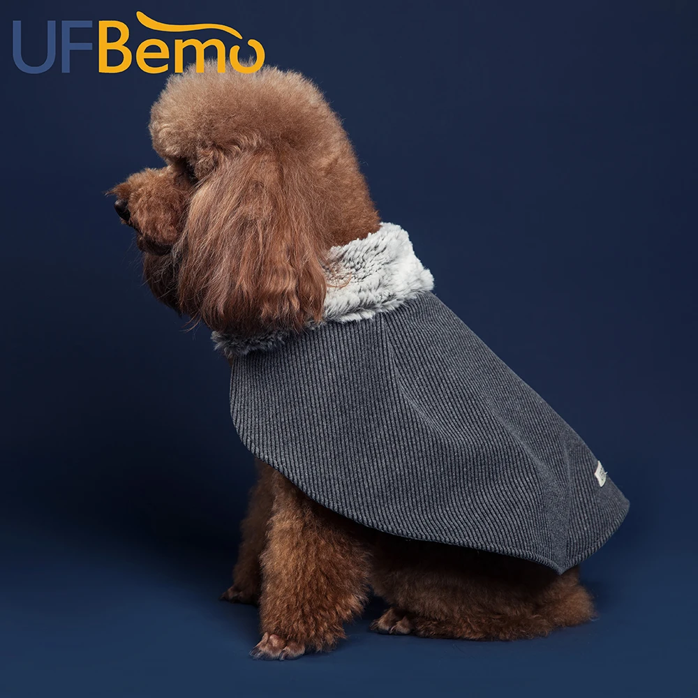 UFBemo Dog Clothes Cloak Jacket Coat Christmas Autumn/Winter Clothing Fashion Outfits Luxury Coats for French Bulldog Chihuahua