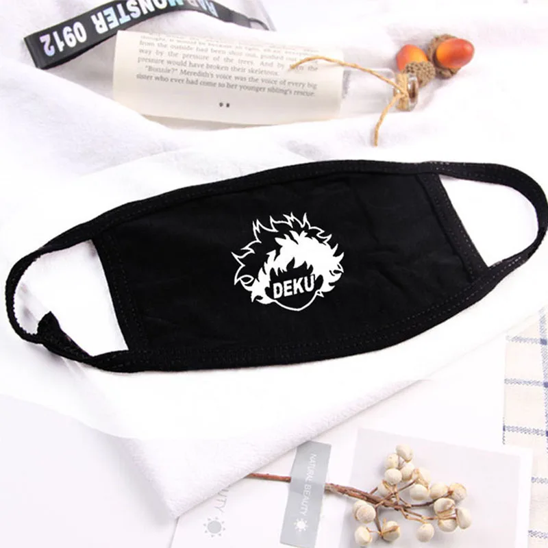 

DEKU Mask My Hero Winter Warm Thickening Half Face Mouth Mask Cotton Cartoon Pattern Anti-Dust Anti-Bacterial Respirator 2020
