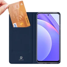 For Xiaomi Mi 10T Lite/Redmi Note 9T Pro/Redmi Note 9 Pro 5G Case Skin Pro Series Magnetic Flip Case with Steady Stand Card Slot