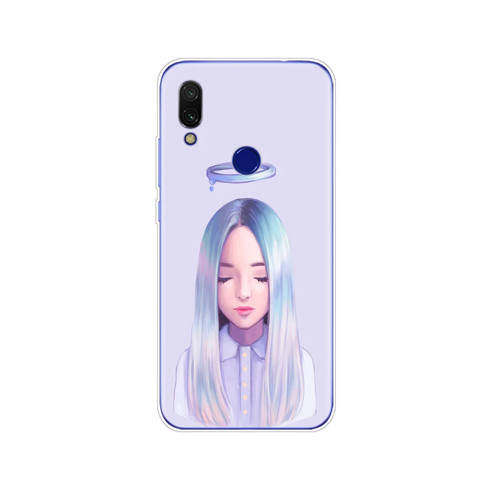 34525 Чехол для Xiaomi Redmi 7, силиконовый мягкий чехол из ТПУ для Xiaomi Redmi 7 copa 6,26 дюйма snapdragon 632, модель Fundas Coque - Цвет: 34525