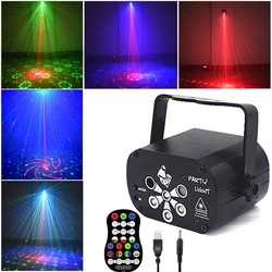 Mini lumières Disco, projecteur DJ Portable, lumière de scène pour noël, nouvel an, anniversaire, mariage 