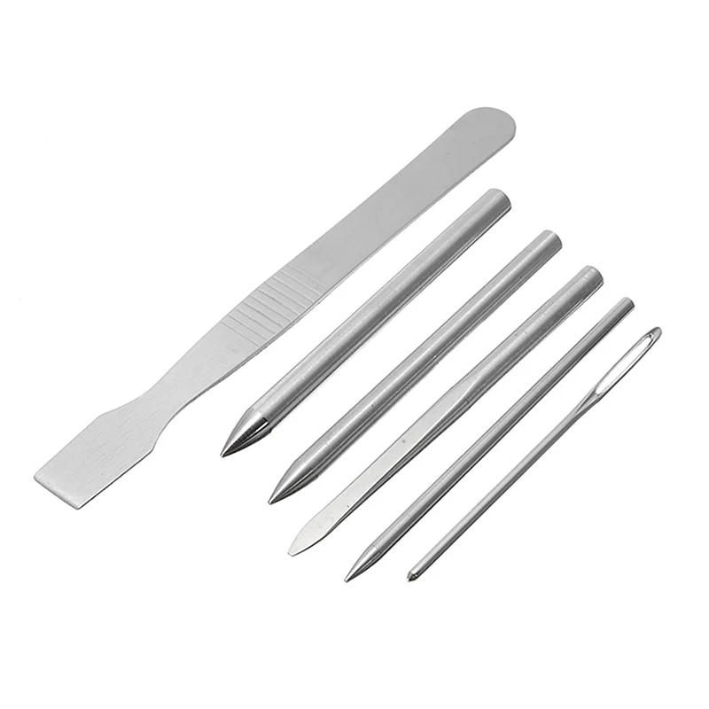 6 шт./компл. Нержавеющая сталь паракордовый инструмент DIY ручной работы аксессуары продажы паракордового браслета ПИД шнуровка Швейные иглы Набор инструментов