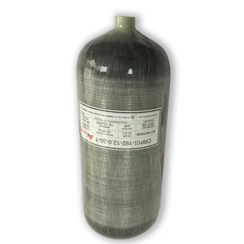 Kaufen AC3120 Acecare HPA Paintball Tank 4500Psi 12L Carbon Faser Zylinder Für Tauchen Unterwasser Jagd PCP Luftgewehr Airsoft Luftgewehr
