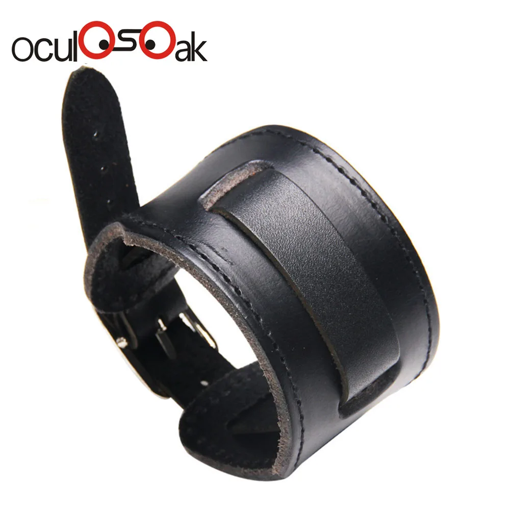 style2 black Модный кожаный браслет с принтом орла, модные широкие мужские браслеты с орлом, регулируемые женские кожаные браслеты, ювелирные изделия - Окраска металла: style2 black