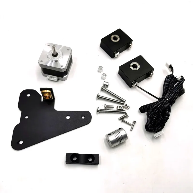 

Funssor 1set Ender3 and pro Ender3 V2 3D printer extended Z axis dual motor upgrade kit plus Extended Z axis extrusion
