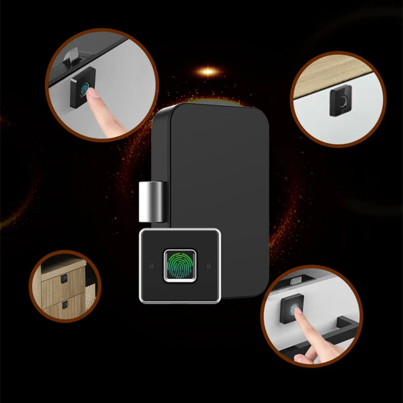 biométrico carga usb keyless armário de gaveta