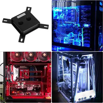 

G1/4 Waterblock CPU Radiator Cooler Water Block Micro Channel Water Cooling Radiator for intel LGA 1150 1151 1155 1156