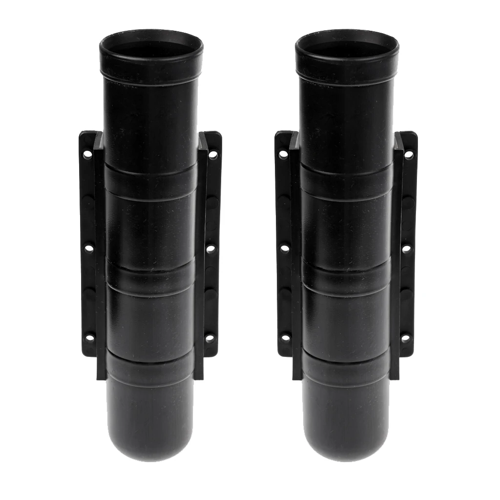 2Pcs Marine Strong Plastic Side Mounted Fishing Rod Holder for Boat Yacht