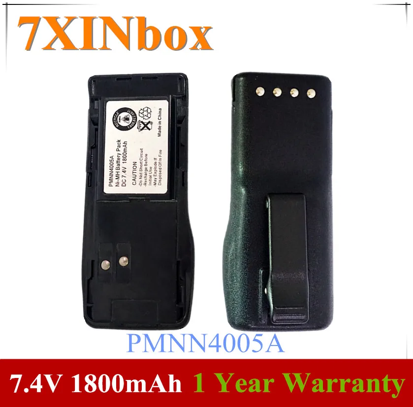 7xinbox 7 4 V 1800mAh PMNN4005A PMNN4005B HNN9628A 2 полосная радиосвязь батарея для Motorola GP300 GP88 GP600 GTX900