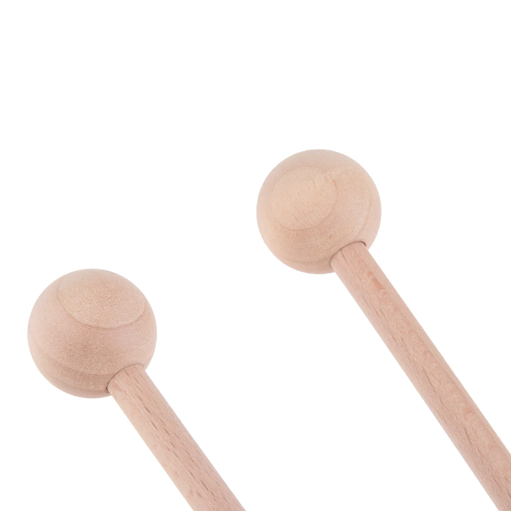 2 пары деревянных длинных ксилофона Marimba барабанные палочки Mallets ударные части 420 мм/16,54 дюйма