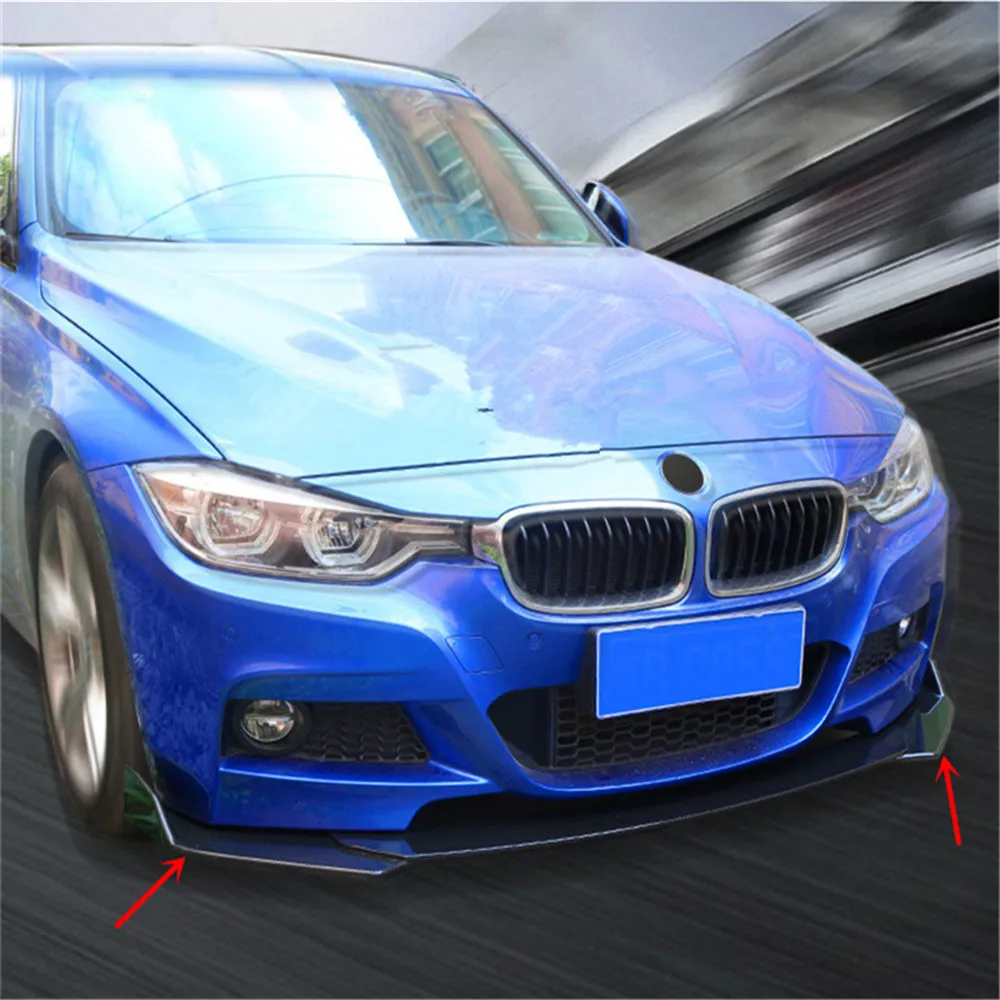 

2Pcs Universal Car Front Bumper Lip Diffuser Splitter Fins Body Kit Spoiler Diffuser Car Tuning Canards Protector Dropshipping