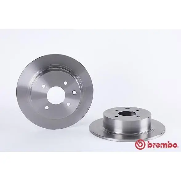 Диск тормозной задний Nissan Tiida/Cube 1.6/1.8/1.5dCi 07 BREMBO